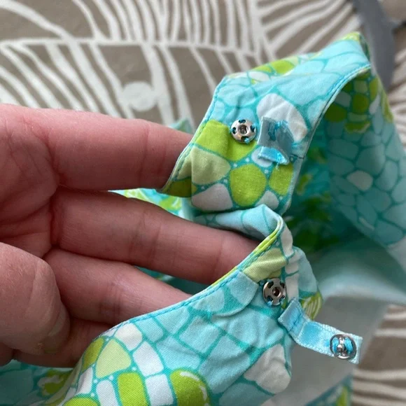 LILLY PULITZER cotton turtle vintage sleeveless dress - Picture 7 of 12